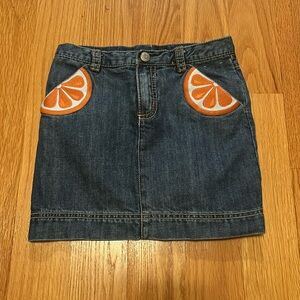 Gymboree jean skort, size kids 7